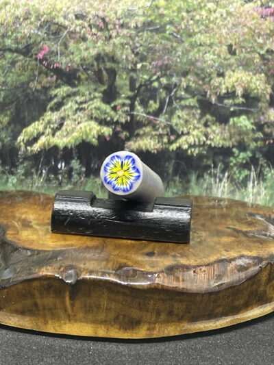 Polymer Clay Blue and Yellow Flower Cane