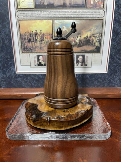 Black Walnut Hand Cranked Pepper/Salt Mill