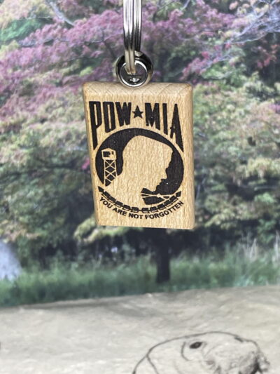 POW/MIA Key Chain Laser Engraved