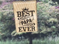 Best Papa Key Chain Laser Engraved