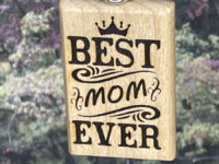 Best Mom Key Chain Laser Engraved