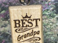Best Grandpa Key Chain Laser Engraved