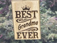 Best Grandma Key Chain Laser Engraved