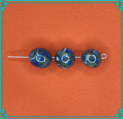 Colors of the World Globe 10mm Polymer Clay Hand Rolled Beads - Image 2