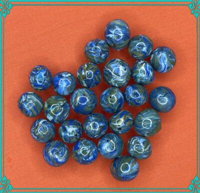 Colors of the World Globe 10mm Polymer Clay Hand Rolled Beads - Image 3